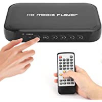 Reproductor HDMI- Mini Reproductor Multimedia HDMI 1080P- es Compatible con la Tarjeta SD-MMC- Disco U- Disco Duro móvil…